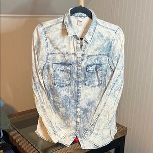 BONGO Light Blue Denim Shirt, Size M